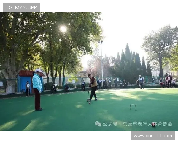 全运会群众赛事门球项目，八旬老人乐在其中